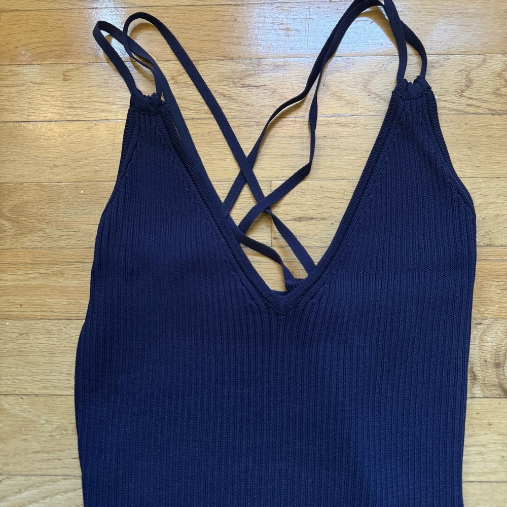 Michael Kors Navy Backless Dress - Picture 5 of 8